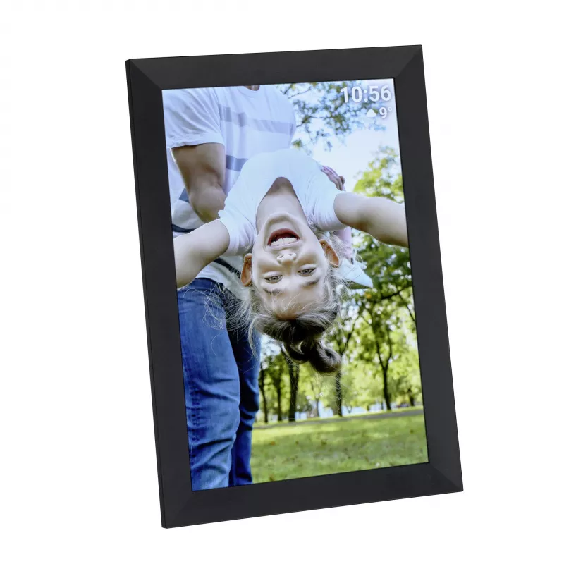 TFA Dostmann FRAMEO App digitálny WiFi fotorámik 25,7 cm 10,1 palca 1280 x 800 pixelov 32 GB čierny