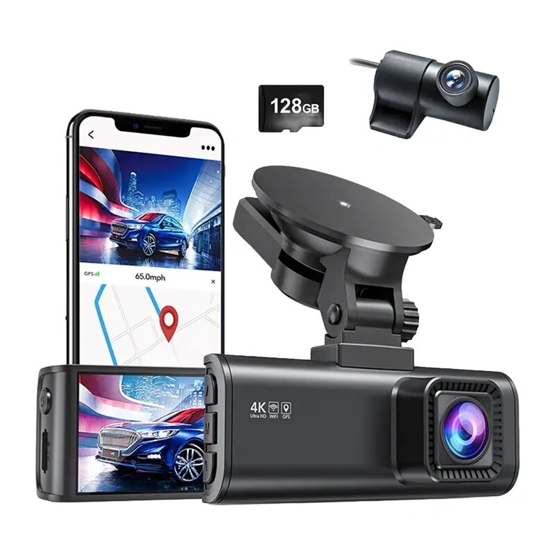 REDTIGER F7NP Wi-Fi 4K + 1080p palubná kamera, 128GB