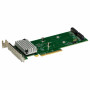 Supermicro AOC-SLG4-2H8M2-O 2-port M.2 NVMe/SATA RAID 0/1 nosná karta, Low-Profile PCIe 4.0 x16