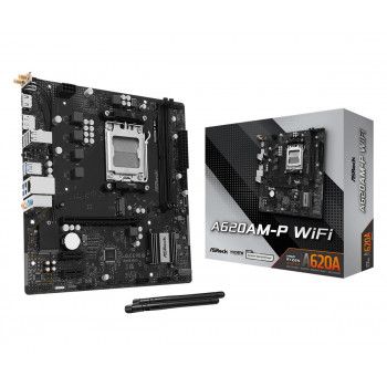 ASRock A620AM-P WIFI základná doska, AMD A620A, socket AM5, microATX