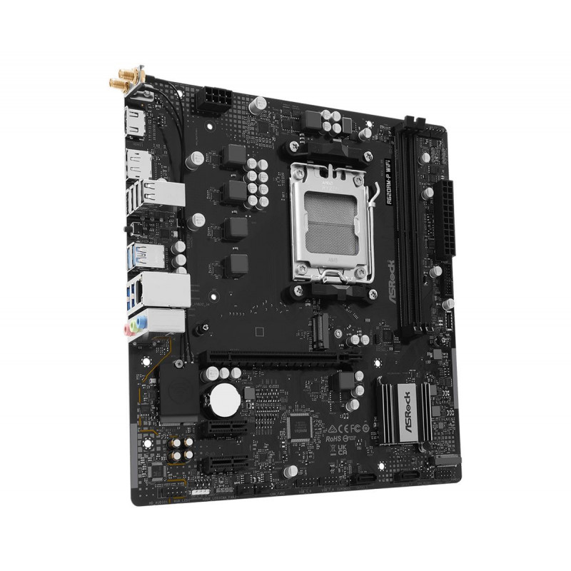 ASRock A620AM-P WIFI základná doska, AMD A620A, socket AM5, microATX