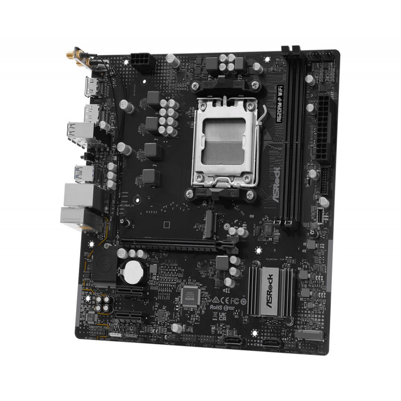 ASRock A620AM-P WIFI základná doska, AMD A620A, socket AM5, microATX