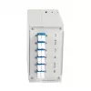 EFB Elektronik Hutschienenbox OS2 G652D, 12x LC pigtail, 6x LC duplex spojka (BHS70921.12)