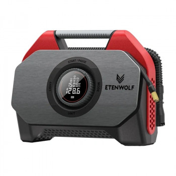 Etenwolf S6 SE akumulátorová pumpa na pneumatiky, 11,03 bar, 15600 mAh, červená