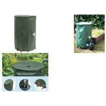EDA RÉCUP'O skladacia súprava na dažďovú vodu, 500 l, priemer 800 mm, zelená, UV odolná (010983 V.CA)