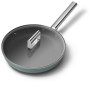 Smeg FPF2802EGM panvica, 28 cm, keramika, rukoväť z nehrdzavejúcej ocele, smaragdovo zelená