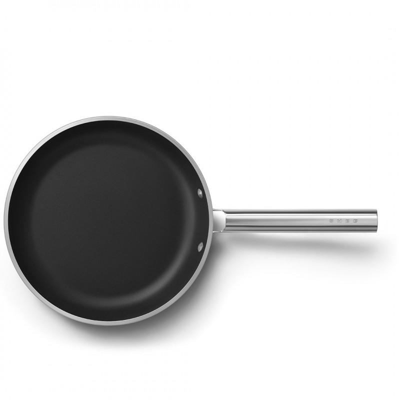Smeg FPF2802EGM panvica, 28 cm, keramika, rukoväť z nehrdzavejúcej ocele, smaragdovo zelená