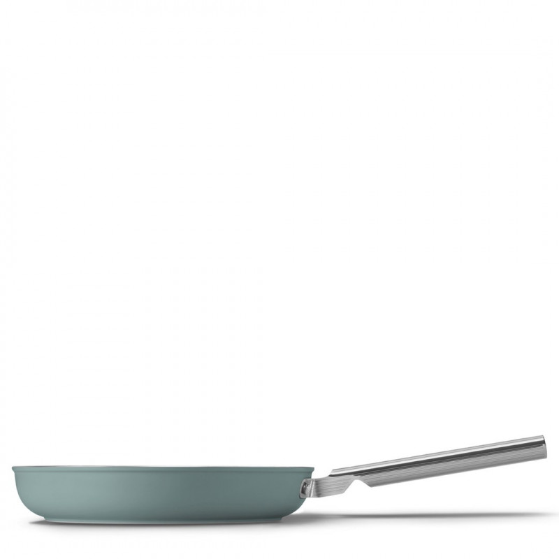 Smeg FPF2802EGM panvica, 28 cm, keramika, rukoväť z nehrdzavejúcej ocele, smaragdovo zelená
