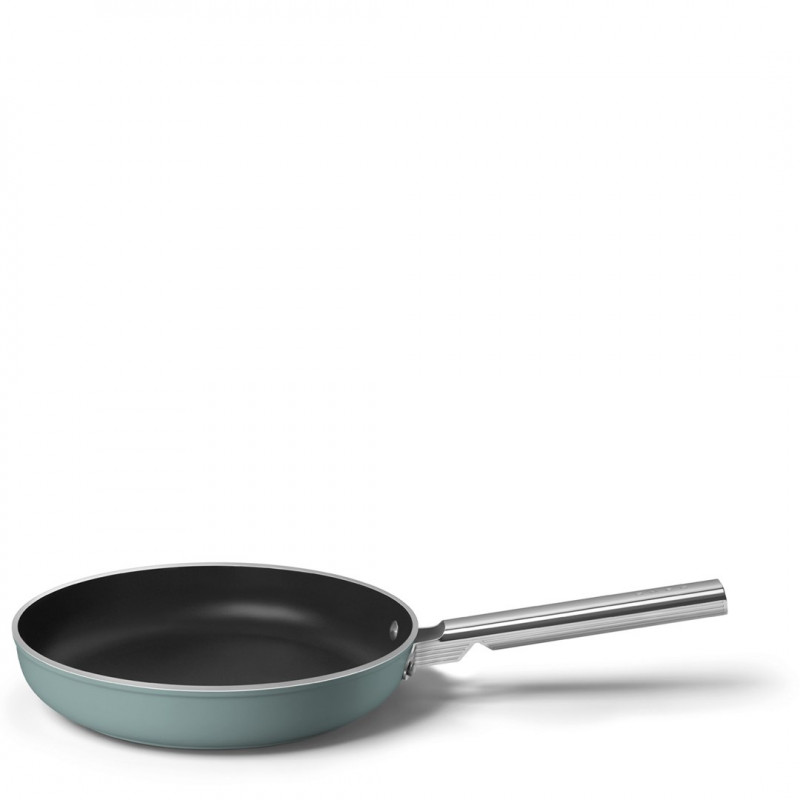 Smeg FPF2802EGM panvica, 28 cm, keramika, rukoväť z nehrdzavejúcej ocele, smaragdovo zelená