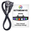 Light4Me OCTOBEAM V2 LED disco efektové svetlo