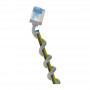 Goobay Slim Cat6a U/FTP patch kábel RJ45, 1 m, sivý