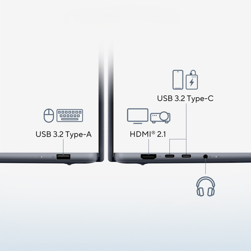 ASUS Zenbook 14 UX3480QA-SF003W 14 palcový Notebook - Qualcomm Snapdragon X X1-26-100, 16GB RAM, 512GB SSD, Windows 11 Home