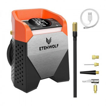 Etenwolf S5 akumulátorová pumpa na pneumatiky, 11,03 bar, 15 600 mAh