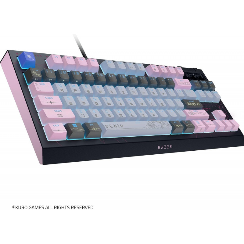 Razer BlackWidow V4 Tenkeyless HyperSpeed Wireless herná klávesnica, US, Orange Switch, Wuthering Waves Edition