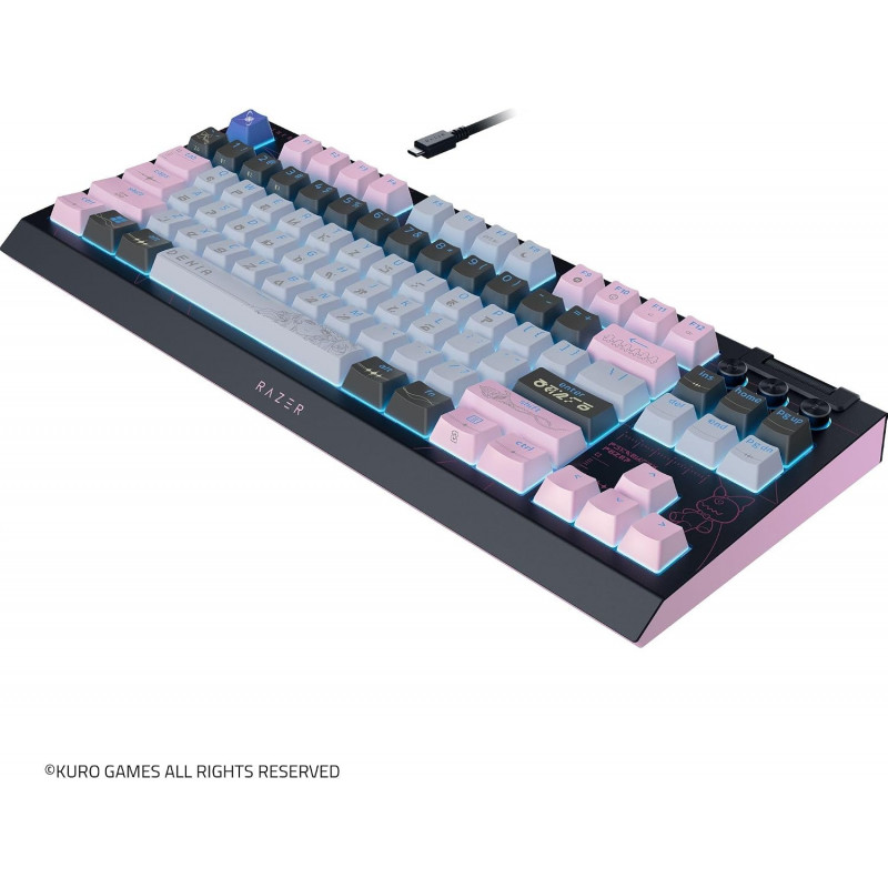 Razer BlackWidow V4 Tenkeyless HyperSpeed Wireless herná klávesnica, US, Orange Switch, Wuthering Waves Edition