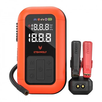 Etenwolf X6 Pro auto vzduchový kompresor, 11,03 bar, 8000 mAh plnička pneumatík