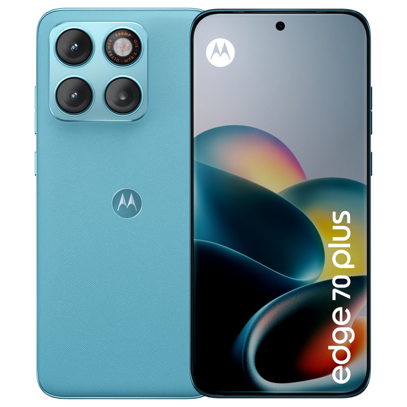 Motorola Edge 70 Plus Smartphone – 8 GB RAM, 256 GB, Milky Blue