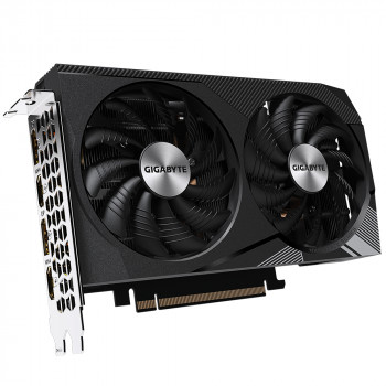Gigabyte GeForce RTX 3060 WINDFORCE OC 12G grafická karta - 12GB GDDR6, 192-bit, PCIe 4.0 x16, 2x HDMI, 2x DisplayPort (GV-N3060WF2OC-12GD)