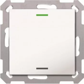 MDT TAL-5501002.02S KNX tlačidlo Light55 1-násobné RGBW čistobiela lesklá Neutral Secure