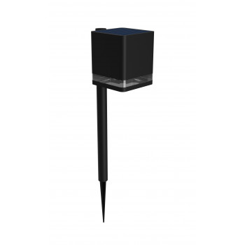 Philips LED Zemný kolík Vonkajší Solar Virona 1,8W, čierna