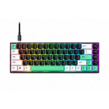 Razer Reclusa X Mini 65% mechanická herná klávesnica, káblová, US, Razer Mechanical Switches Gen-3 (taktilné), čierna