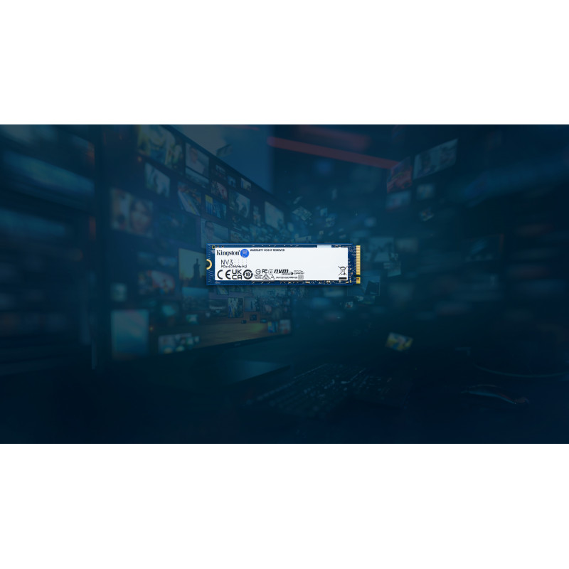 Kingston NV3 500GB M.2 2280 PCIe 4.0 x4 NVMe interné SSD (SNV3S/500GBK)