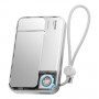 SHARGE ICEMAG 3 powerbank, 10.000 mAh, 25 W Qi2, 35 W USB-C, biela