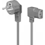 DSIT napájací kábel Schuko na IEC C13, 2 m, sivý