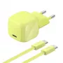 Belkin BOOST Charge USB-C/USB-C 30W PD nabíjačka s PPS, Citrus + 2 m USB-C kábel (WCA008KQ2MGR-B6)
