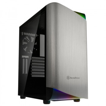 SilverStone Seta A1 Mid Tower, temperované sklo - čierna/strieborná