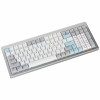 Ducky Cushion 98 herná klávesnica, 96%, US rozloženie (ANSI), Shush Red Switches - strieborná (DKCUS2598-DSUSPHCC4S1)