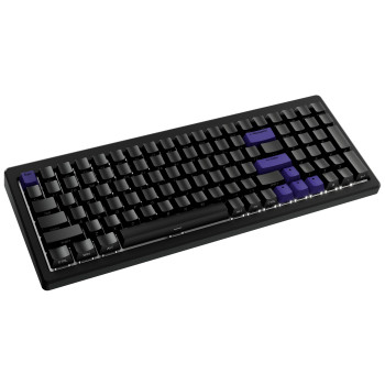 Ducky Cushion 98 herná klávesnica, 96%, US rozloženie (ANSI), Shush Red Switches – matná čierna