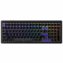 Ducky Cushion 98 herná klávesnica, 96%, US rozloženie (ANSI), Shush Green Switches – matná čierna