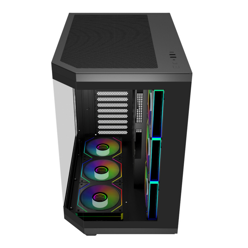 FSP U580 ARGB ATX Ultra Tower herné puzdro – čierna