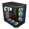 FSP U580 ARGB ATX Ultra Tower herné puzdro – čierna