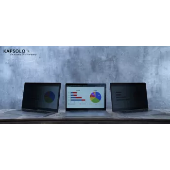 Kapsolo 4-cestný samolepiaci filter na ochranu súkromia pre 16 inch 16:10 monitory (KAP12879)