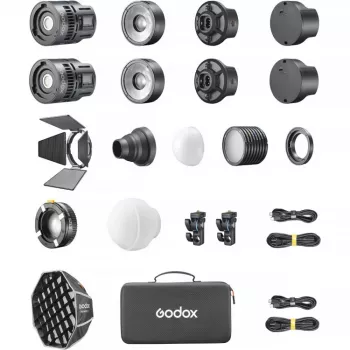 Godox RS60Bi sada 2 modulárnych LED Bi-Color svetiel