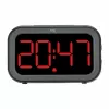 TFA Dostmann Bingo Hybrid digitálny budík, LCD/LED displej, čierny/antracit, 60.2048.01