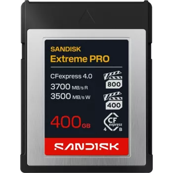 SanDisk Extreme PRO 400GB CFexpress 4.0 typ B pamäťová karta (SDCFEB-400G-GN4NN)