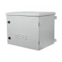Allnet SO séria 19 palcov 12U IP55 nástenná skriňa, hĺbka 638 mm, so 4-násobnou ventilátorovou jednotkou, svetlosivá (ALL-SO03-6612-G-DGRAUV2)