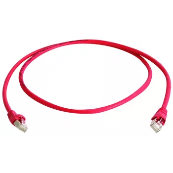 Telegärtner Snagless Cat6a S/FTP patch kábel RJ45, 10 m, červený