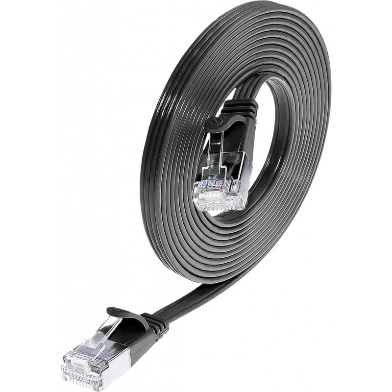 Wirewin Slim Cat6 U/FTP patch kábel RJ45, 10 m, sivý