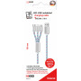 2GO USB kábel USB-B na USB-C/Micro-USB-B/Lightning, 1,5 m, viacfarebný