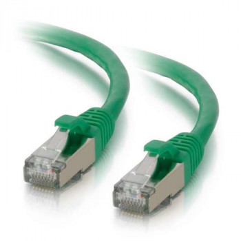 Mercodan Cat6a S/FTP patch kábel RJ45, 20 m, zelený