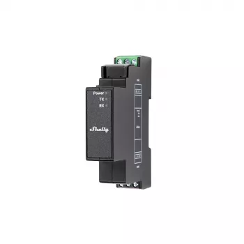 Shelly Pro Modbus Add-on RS485, príslušenstvo na DIN lištu