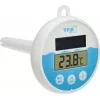 TFA Dostmann digitálny solárny bazénový teplomer, biela/tyrkysová, 30.1068.02