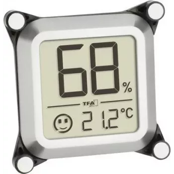 TFA Dostmann humidorový teplomer/hygrometer, strieborný, 30.5056.54