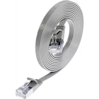 Wirewin Slim Cat6 S/FTP patch kábel RJ45, 7,5 m, sivý
