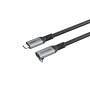Mercodan zahnutý USB kábel USB-C na USB-C, 3 m