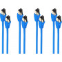 shiverpeaks BASIC-S Cat8.1 F/FTP patch kábel RJ45, 1,5 m, modrý, LSZH